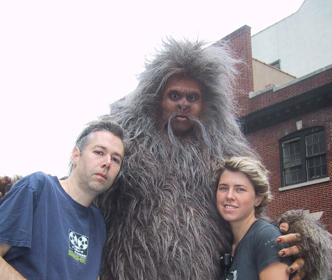 Samantha Storr behind the scenes — Sasquatch